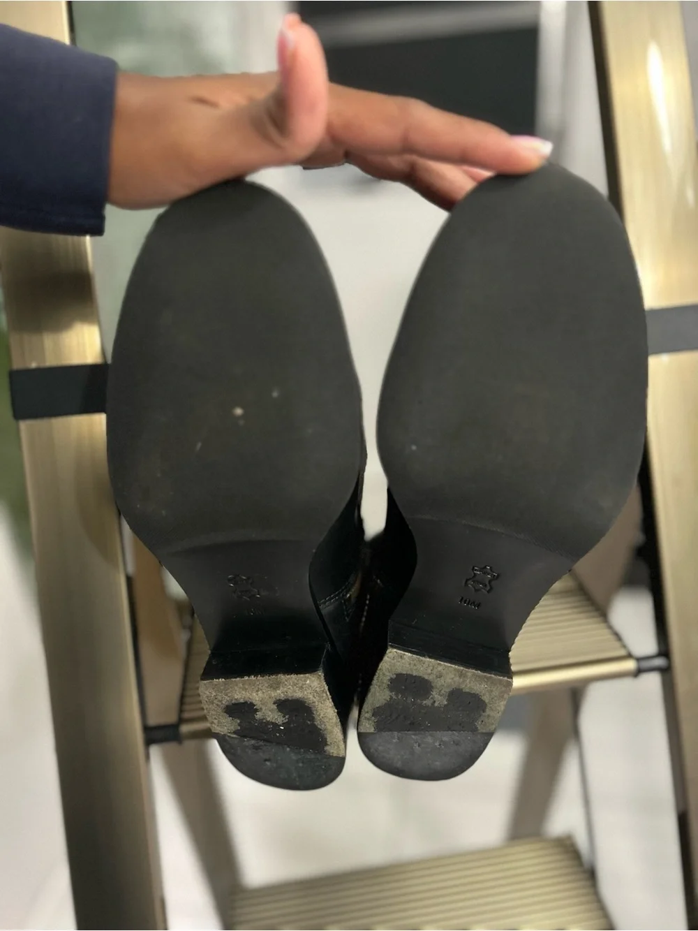 Like New! Tory Burch Black Leather Riding Boots
